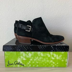 Black Suede Booties